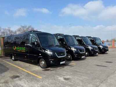 Luxury 29 to 33 seater tour buses in Ireland operated by Unique Tours Ireland